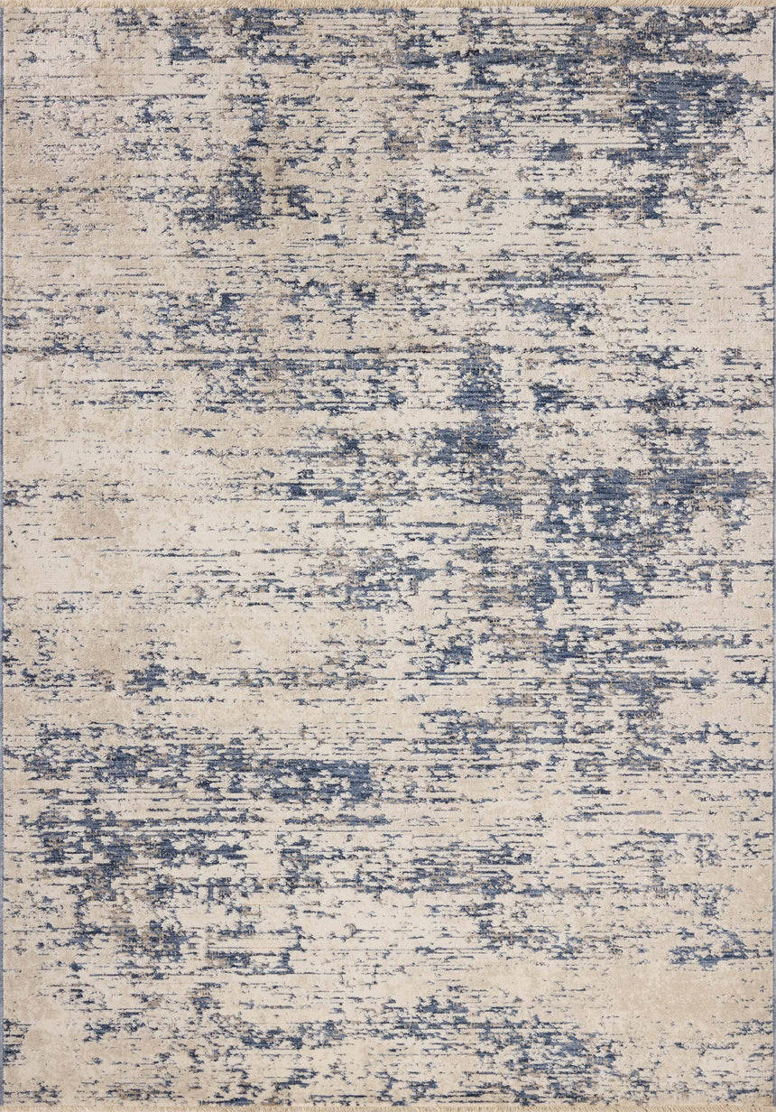 Nellie Rug 05 | Dove / Blue