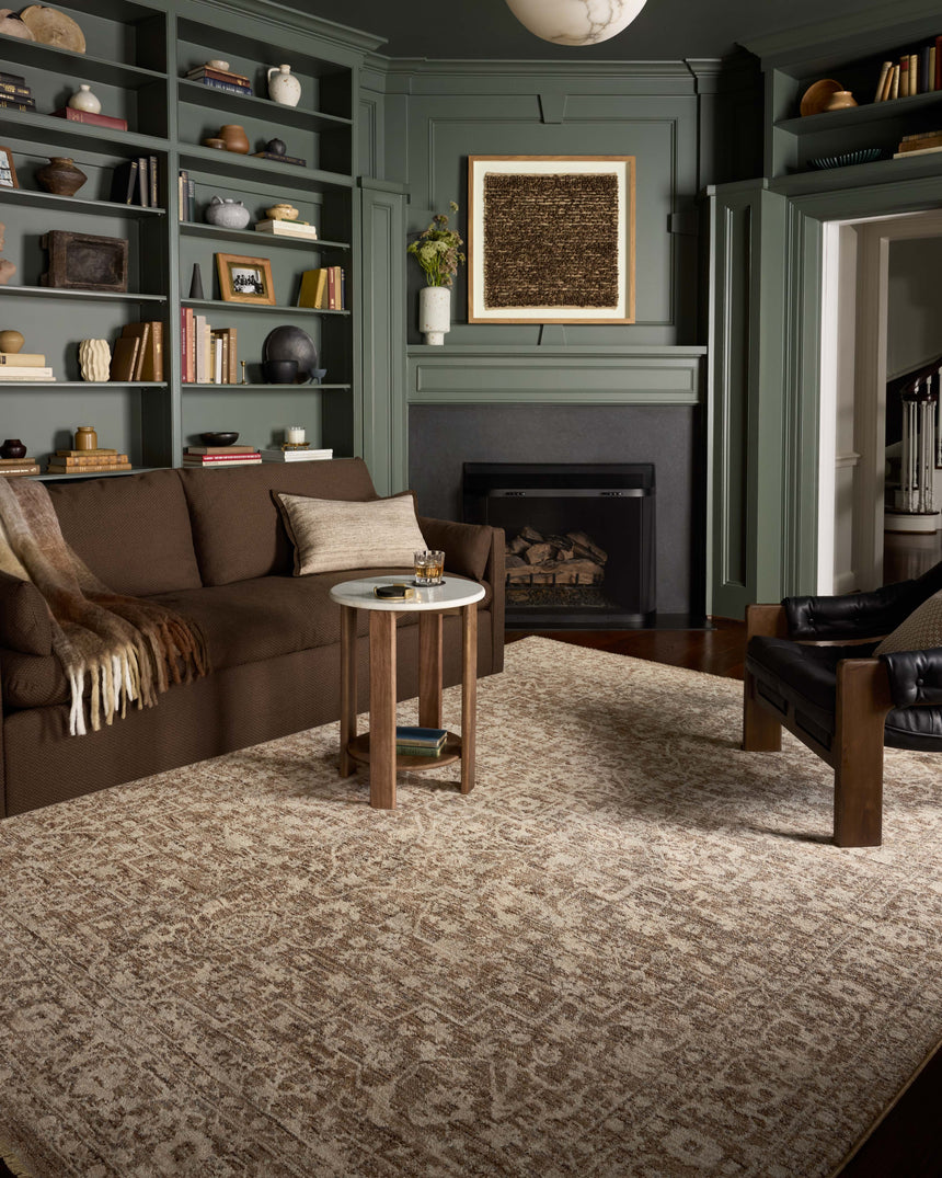 Newman Rug 02 | Dark Taupe / Natural