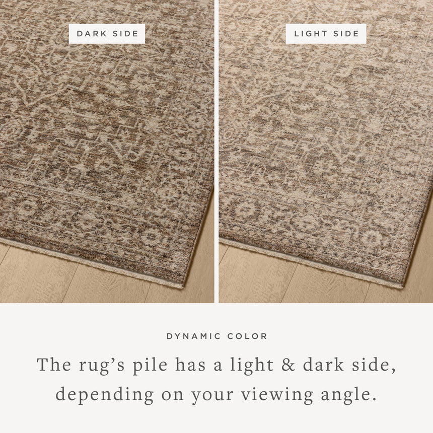 Newman Rug 02 | Dark Taupe / Natural