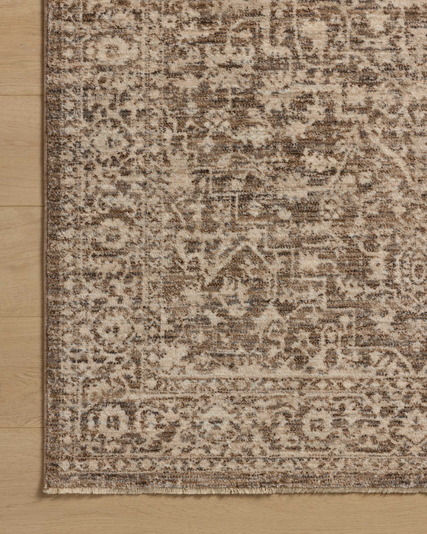 Newman Rug 02 | Dark Taupe / Natural