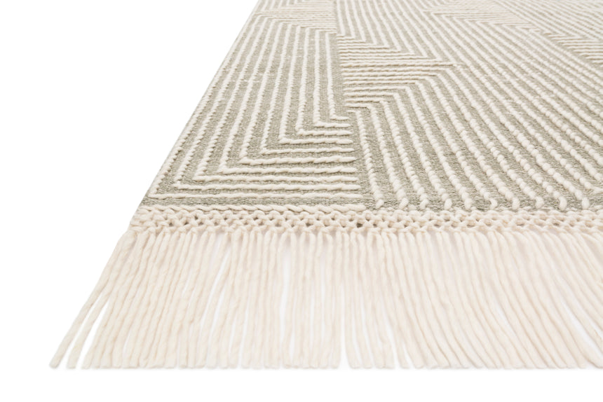 Newton Rug 04 | Sage / Ivory