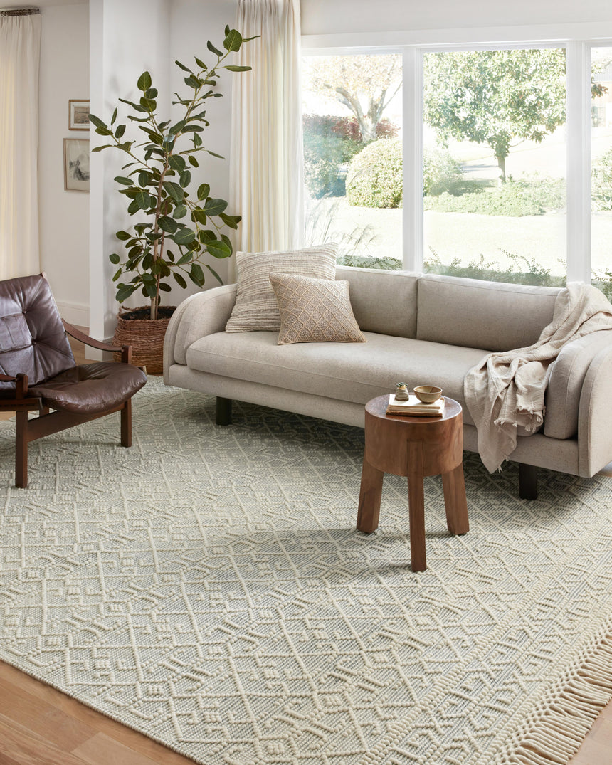 Noelle Rug 03 | Ivory / Blue