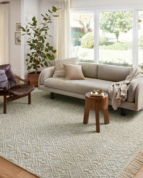 Noelle Rug 05 | Ivory / Blue