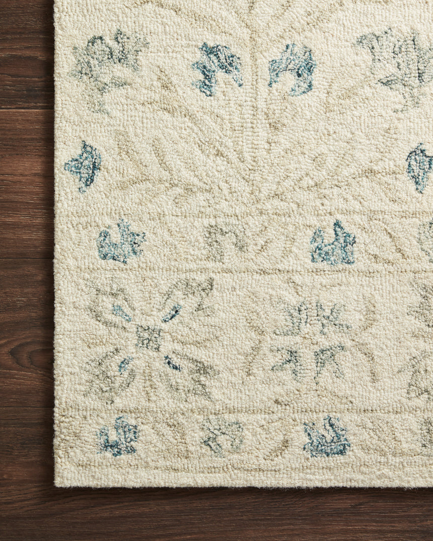 Norabel Rug 02 | Ivory / Grey