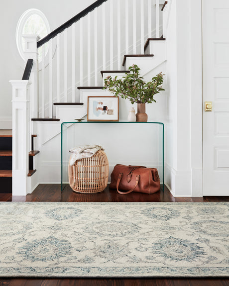 Norabel Rug 04 | Ivory / Blue