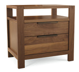 West Bros Phase Bedside Chest in 79 Toast, on white