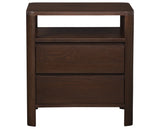 West Bros Curva Night Table in 22 Mocha
