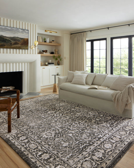 Odette Rug 01 | Charcoal / Silver