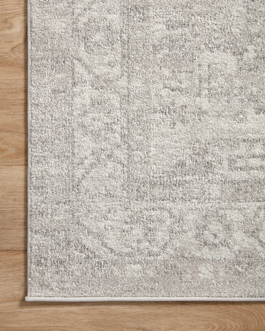Odette Rug 02 | Silver / Ivory