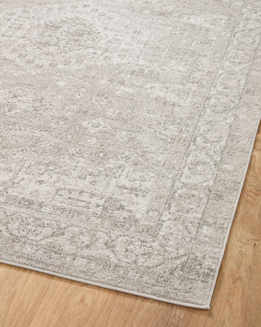 Odette Rug 02 | Silver / Ivory