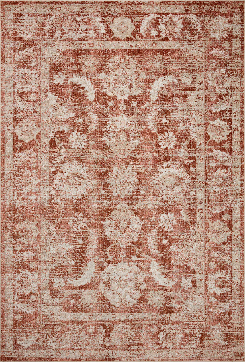 Odette Rug 03 | Rust / Ivory