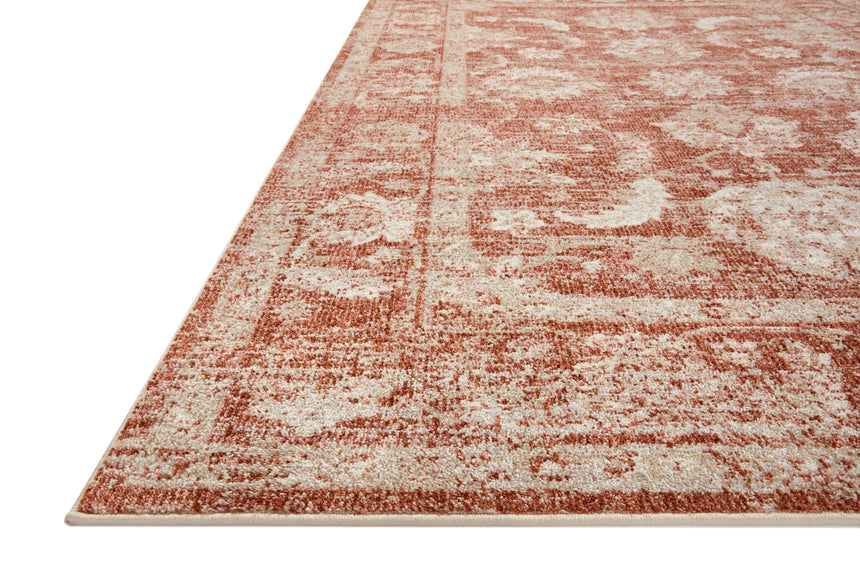 Odette Rug 03 | Rust / Ivory