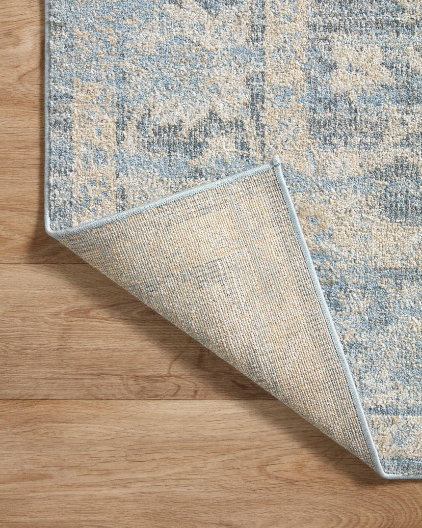 Odette Rug 03 | Sky / Beige