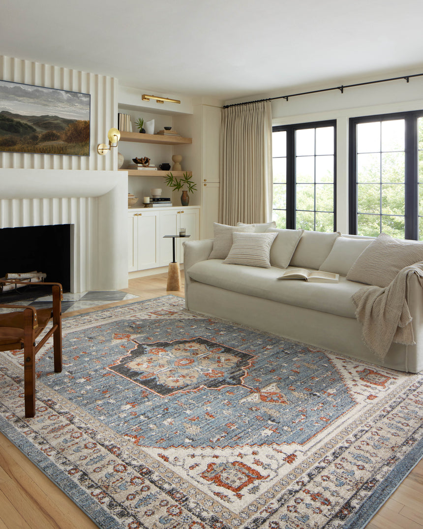 Odette Rug 06 | Sky / Multi