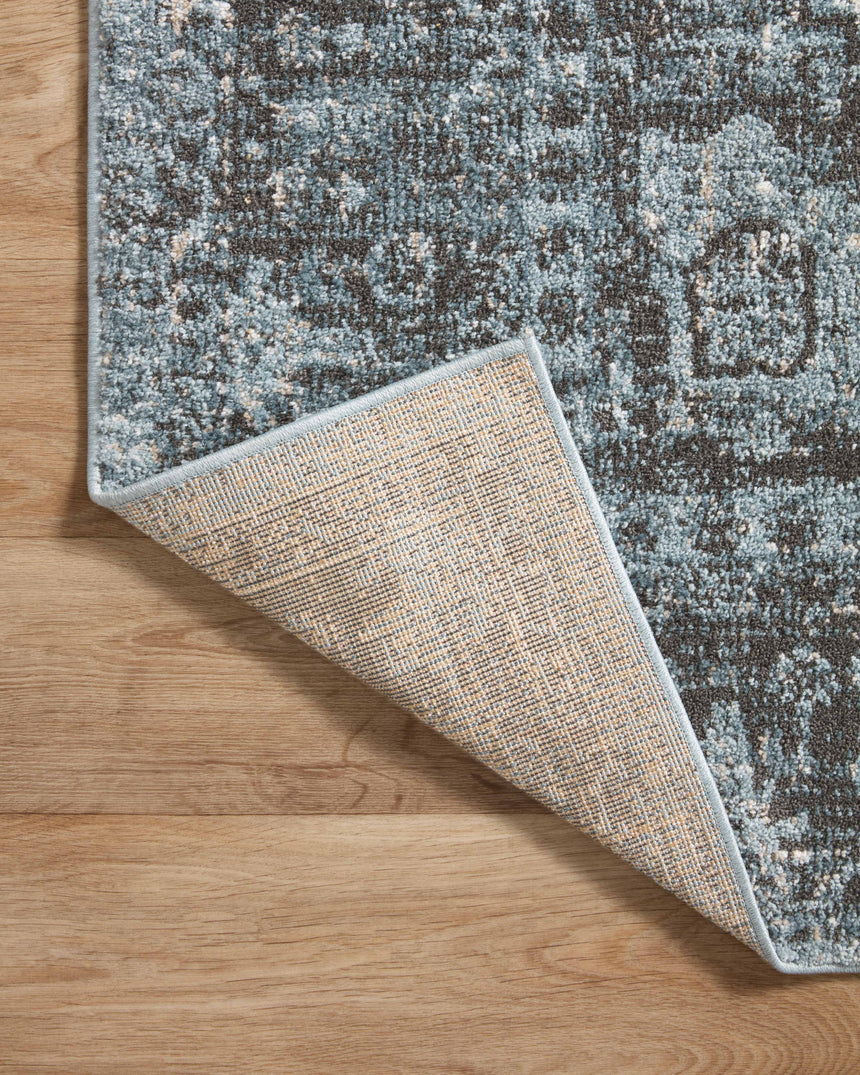 Odette Rug 08 | Sky / Charcoal