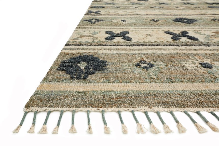 Owen Rug 01 | Aqua / Ink