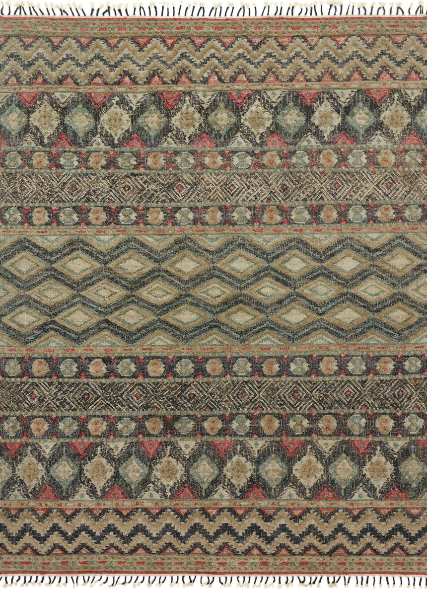 Owen Rug 03 | Indigo / Sage