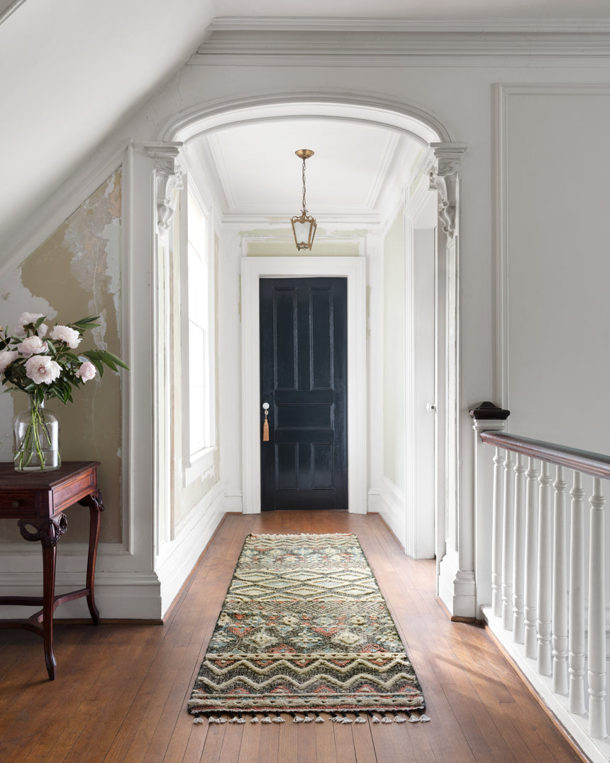 Owen Rug 03 | Indigo / Sage