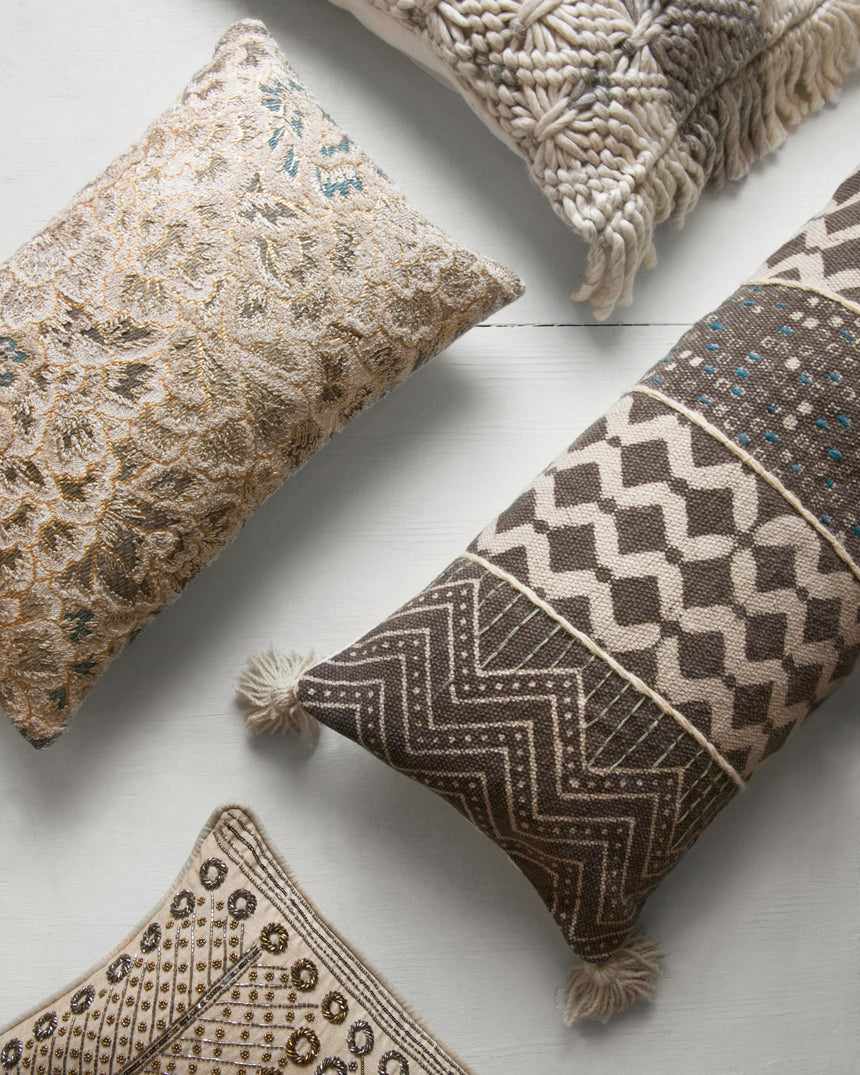 Grey / Multi Pillow | P0607