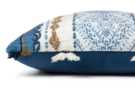 Blue / Natural Pillow