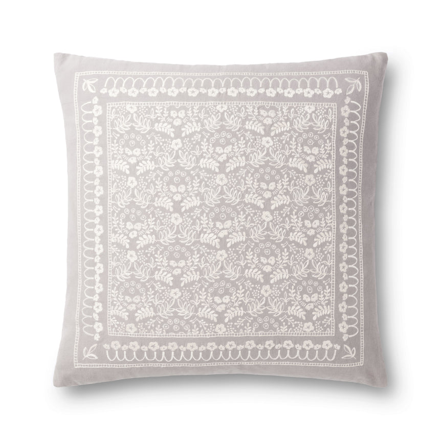 Grey / Ivory Pillow | P6045