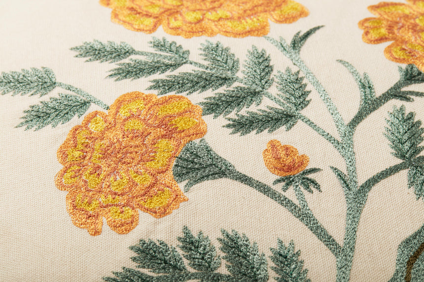 Natural / Orange Pillow