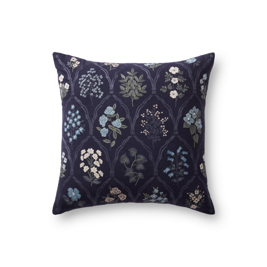 Floral Grid Pillow