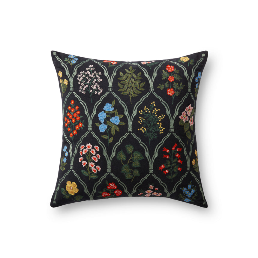 Floral Grid Pillow