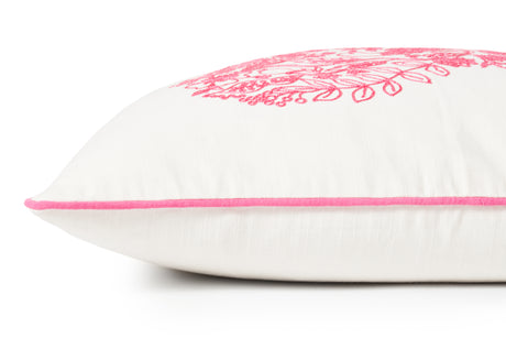 Ivory / Pink Pillow | PRP0011