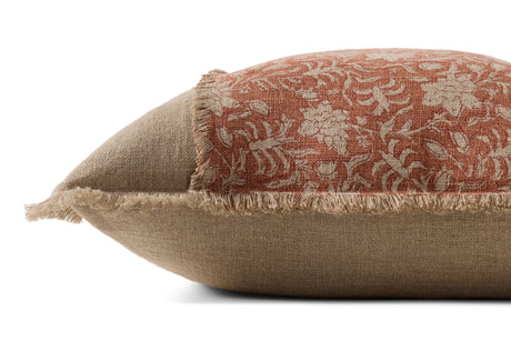 Orange / Natural Pillow