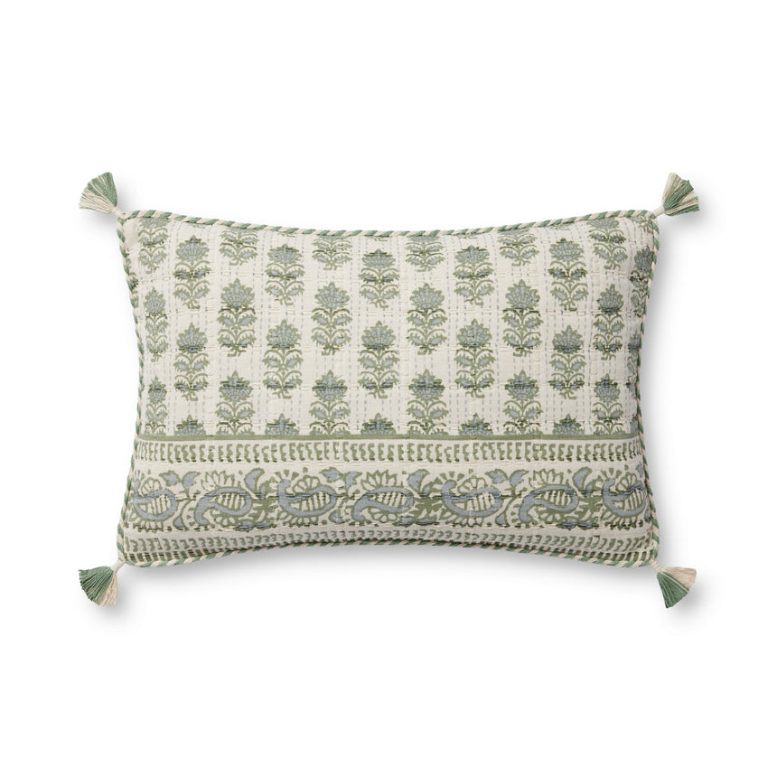 Sage / Ivory Pillow