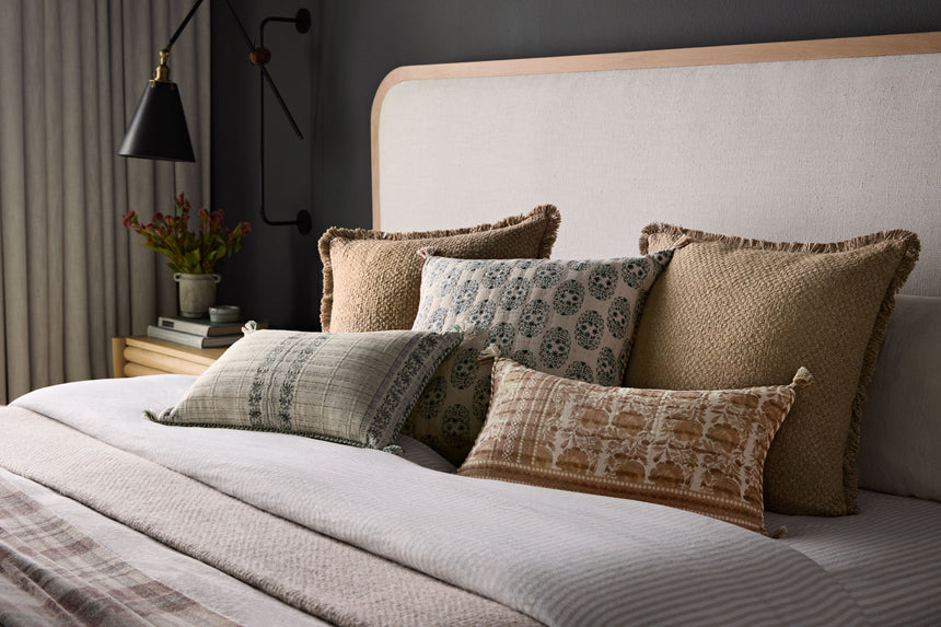 Blush / Ivory Pillow