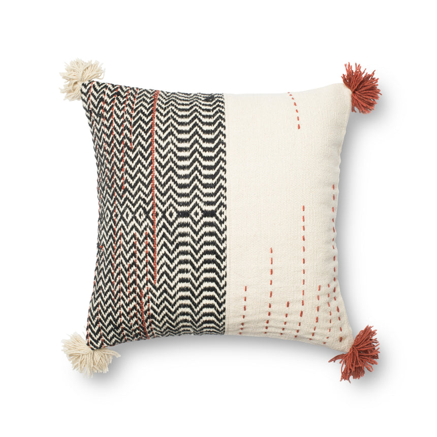 Black / Ivory Pillow | P0227