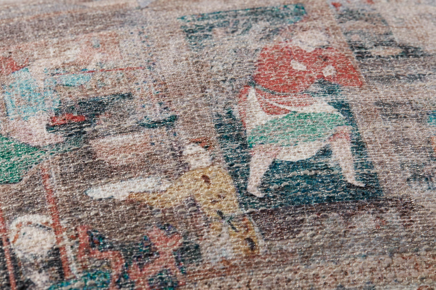 Brown / Multi Pillow | PLL0007