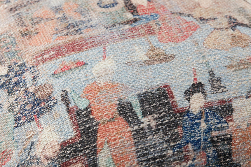 Taupe / Multi Pillow | PLL0008