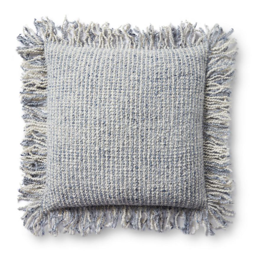 Ivory / Blue Pillow | PLL0033
