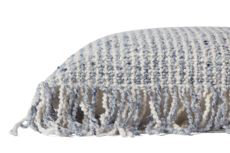 Ivory / Blue Pillow | PLL0033