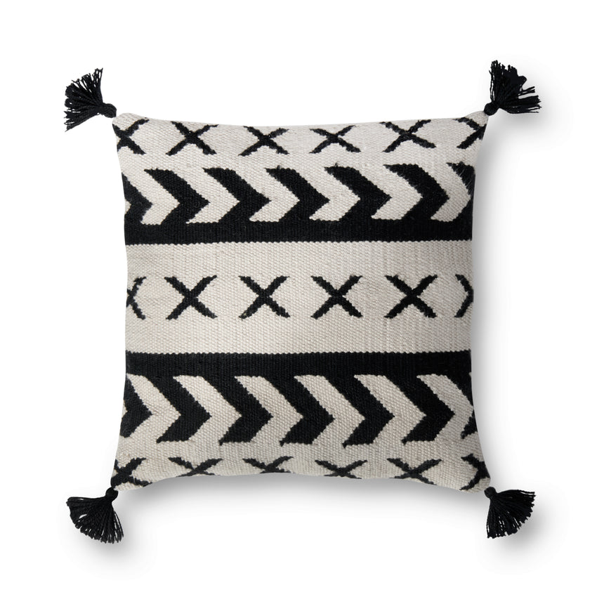 Black / Ivory Pillow | P0502