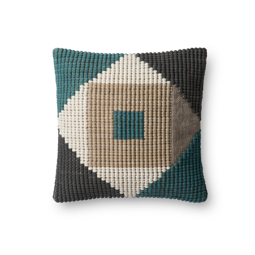 Teal / Multi Pillow | P0505