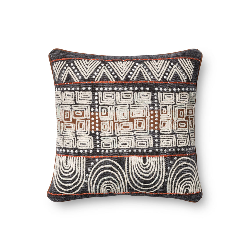 Blue / Rust Pillow | P0379