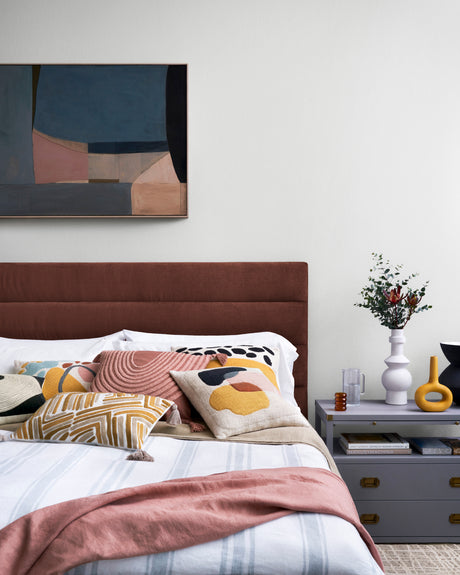 PLL0035 |  Black / Natural Pillow | 18" x 18"