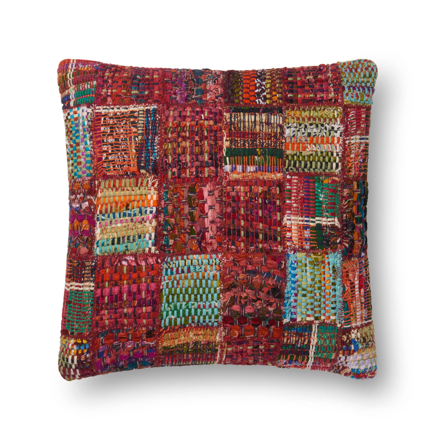 Red / Multi Pillow | P0535