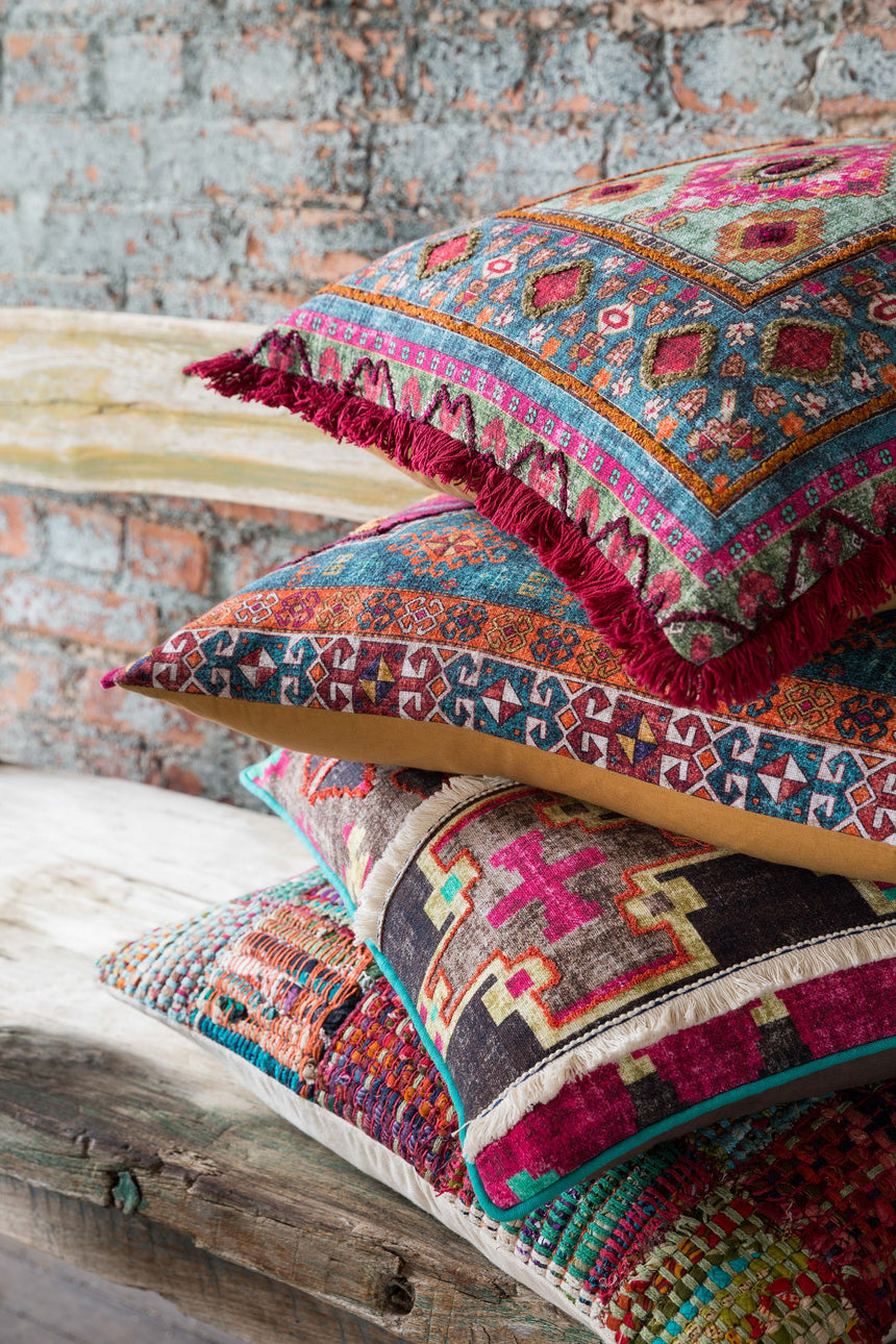 Red / Multi Pillow | P0535