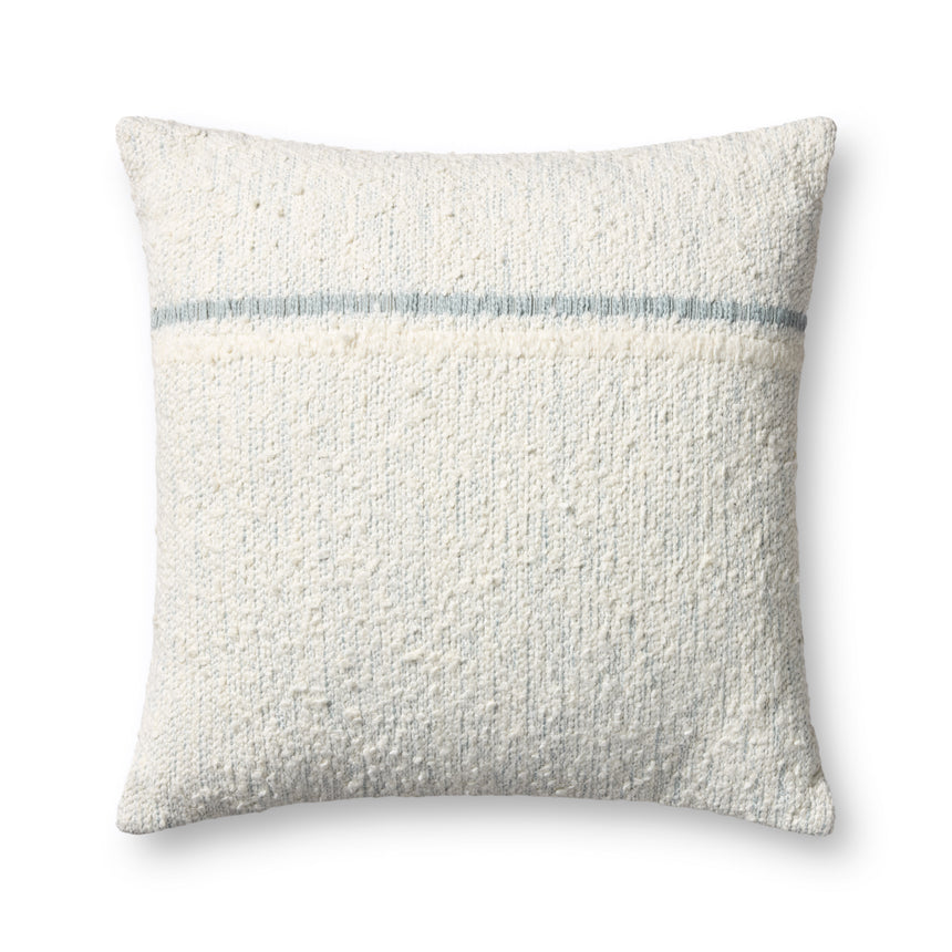 Ivory / Blue Pillow | PLL0192