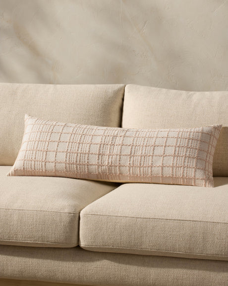 PMH0064 | Liv Beige Pillow | 13" x 35"