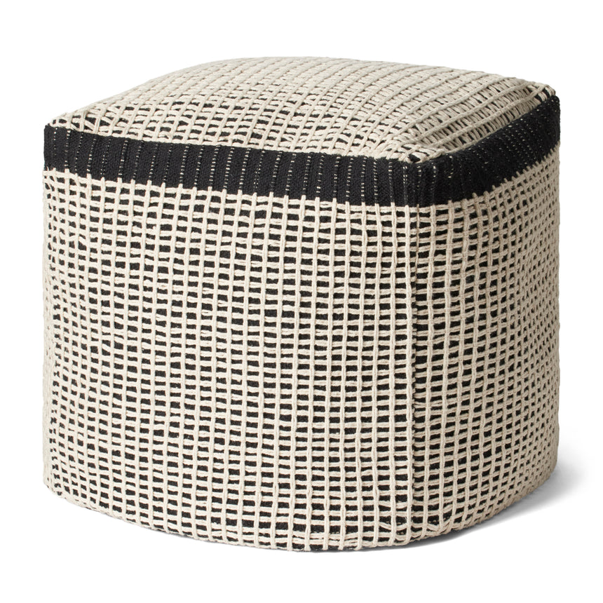 Black / Ivory Pillow | LPF0040