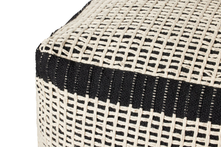 Black / Ivory Pillow | LPF0040