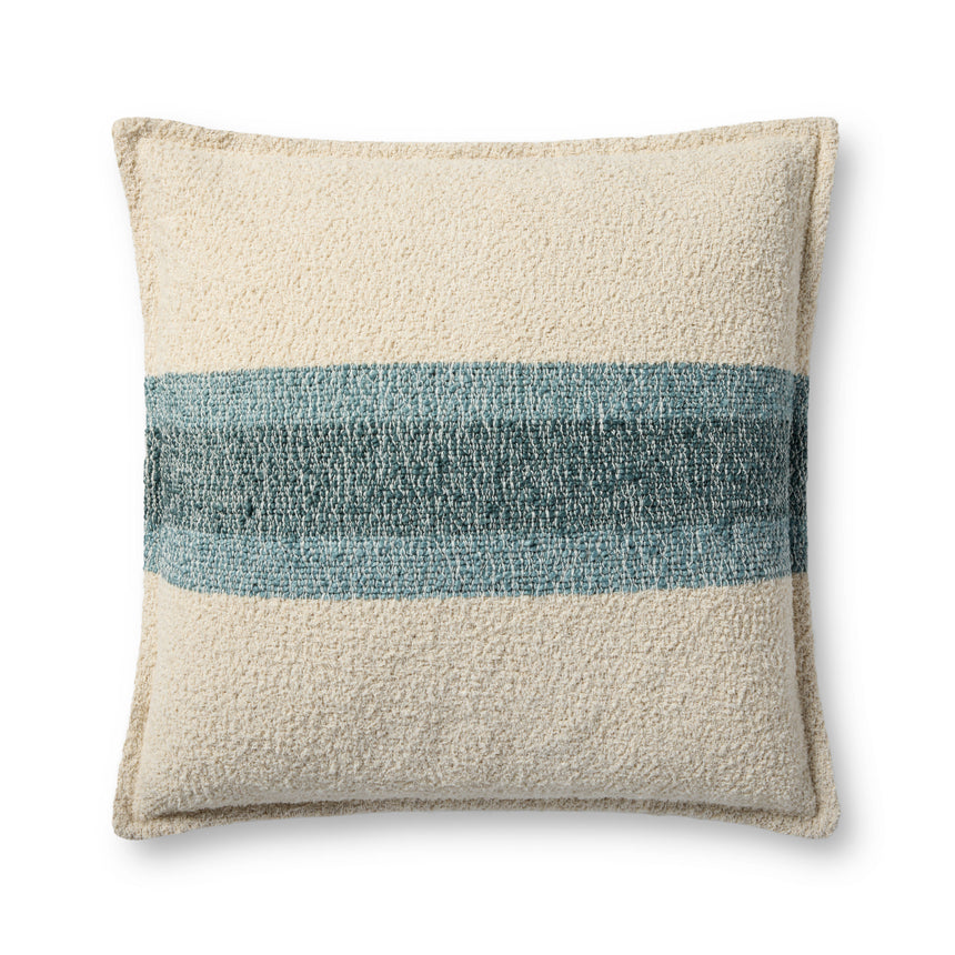 Natural / Blue Pillow