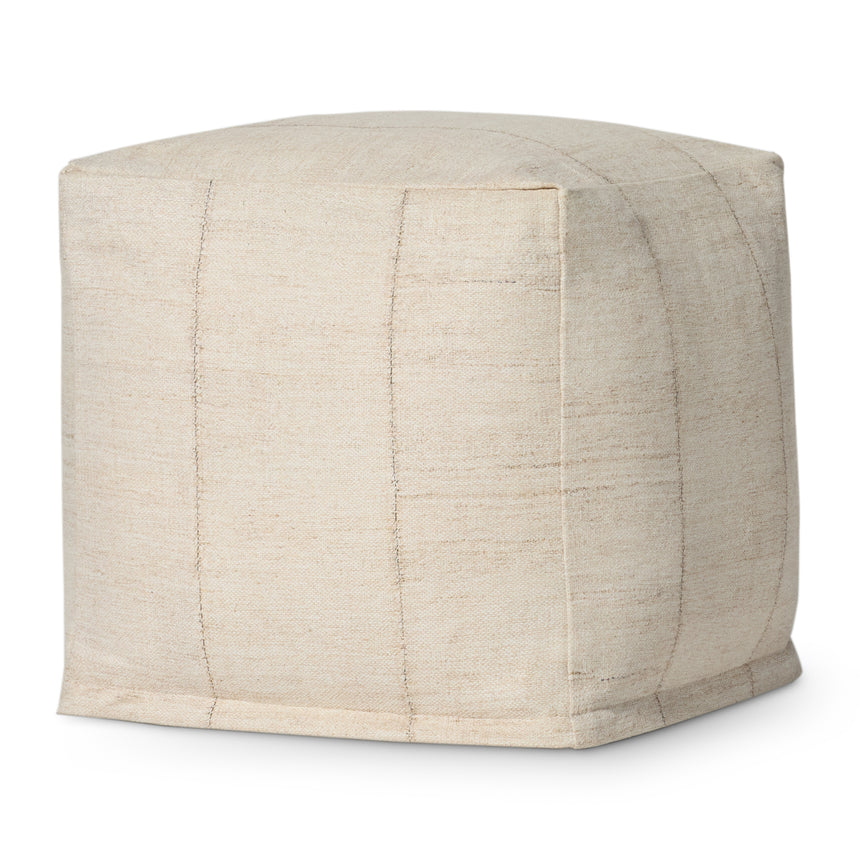 Ivory Pouf | LPF0043
