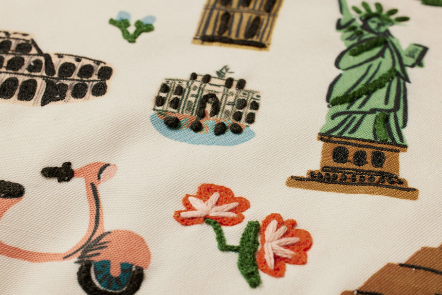 World Traveller Pillow